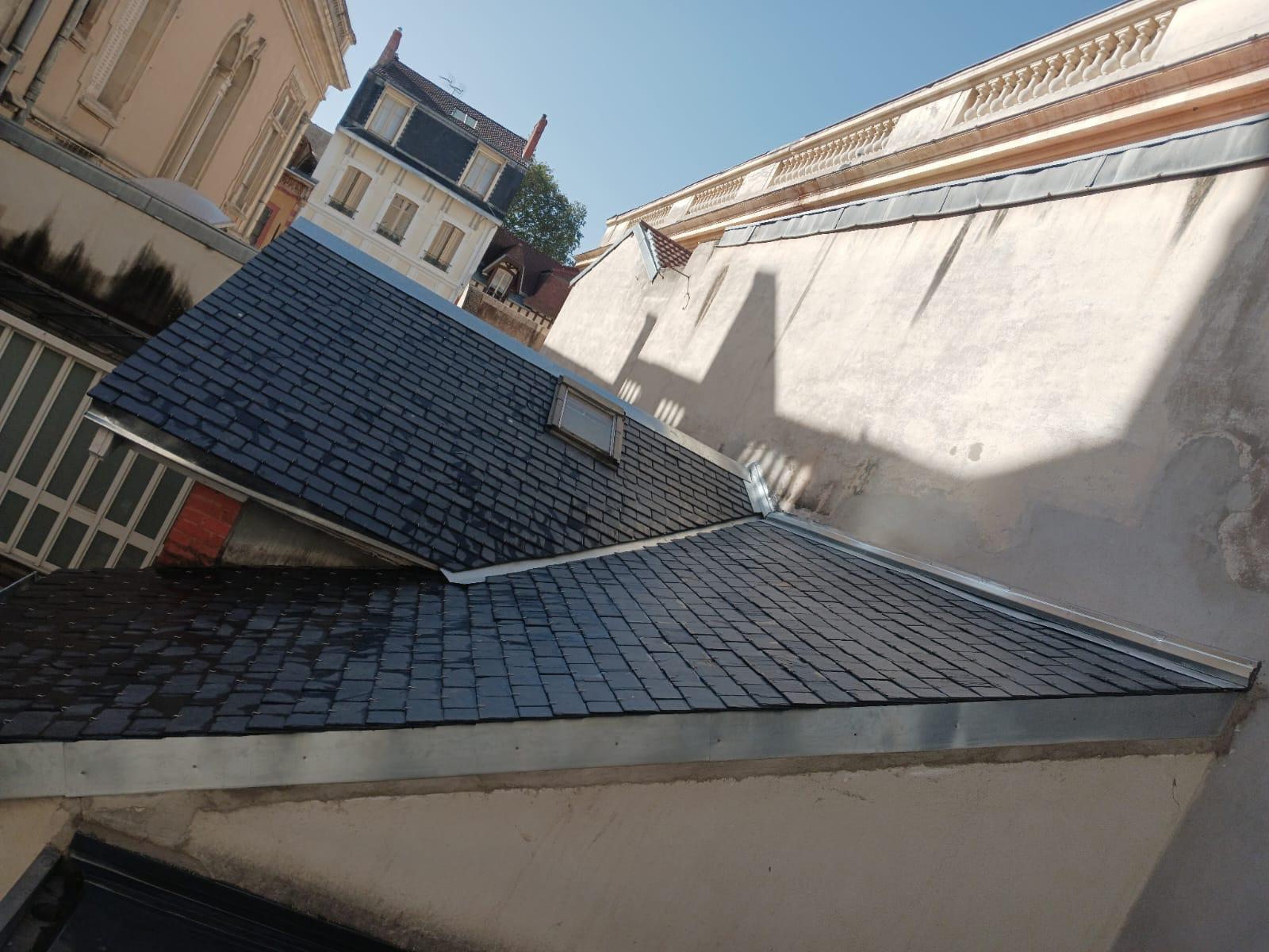 Chantier de couverture en Île-de-France